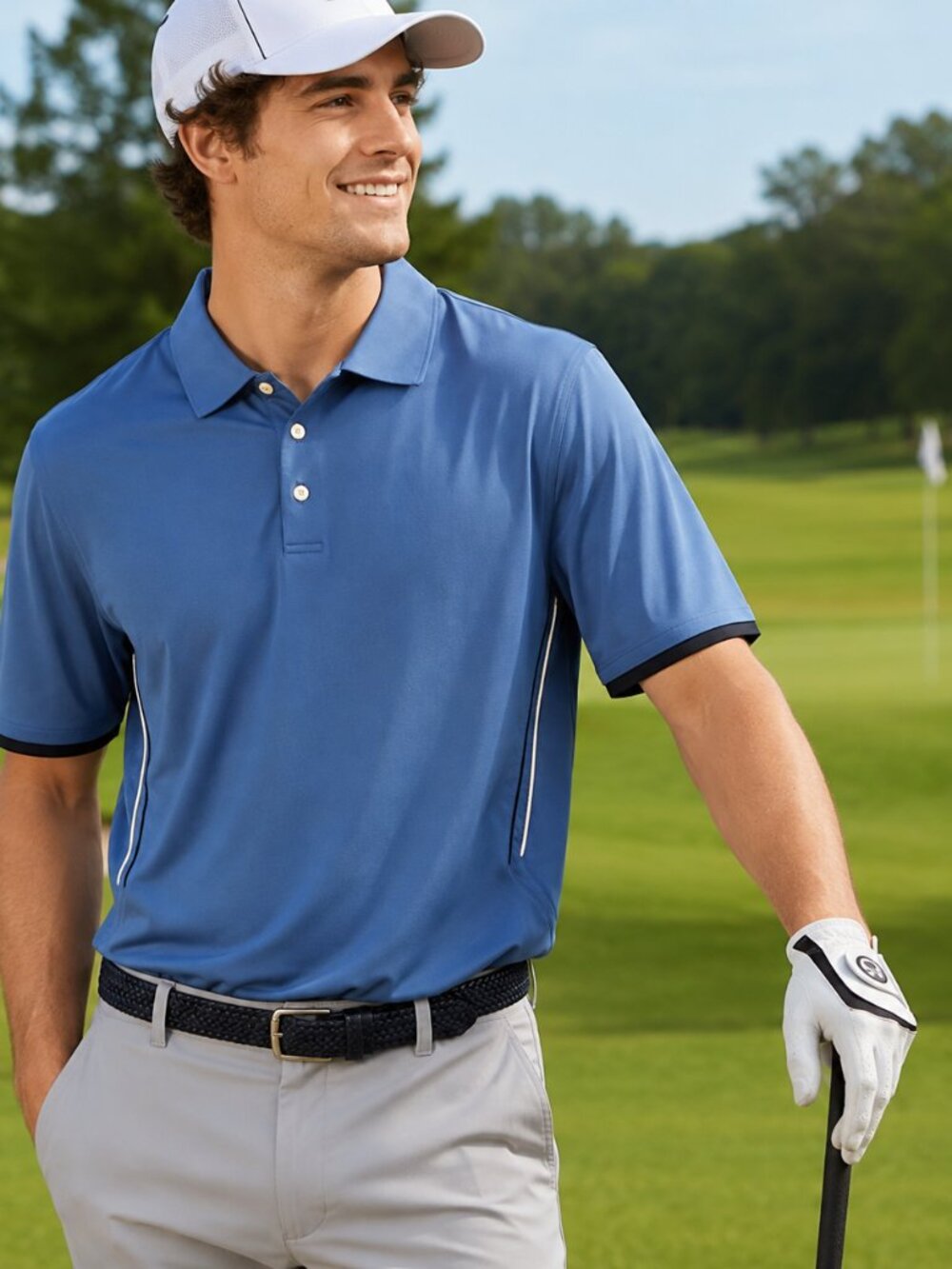 Bolle Tech Performance Polo Men's Large Golf Shirt
